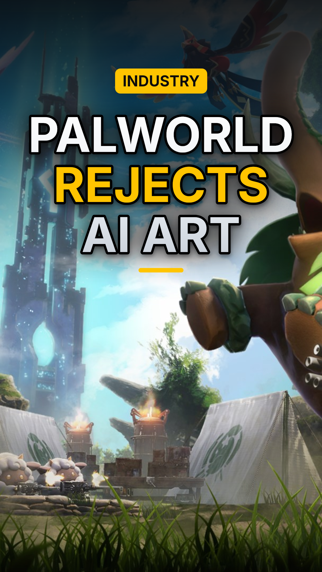 Palworld studio says 'gamers don't want' AI in their games: 'It feels like everyone who is super gung