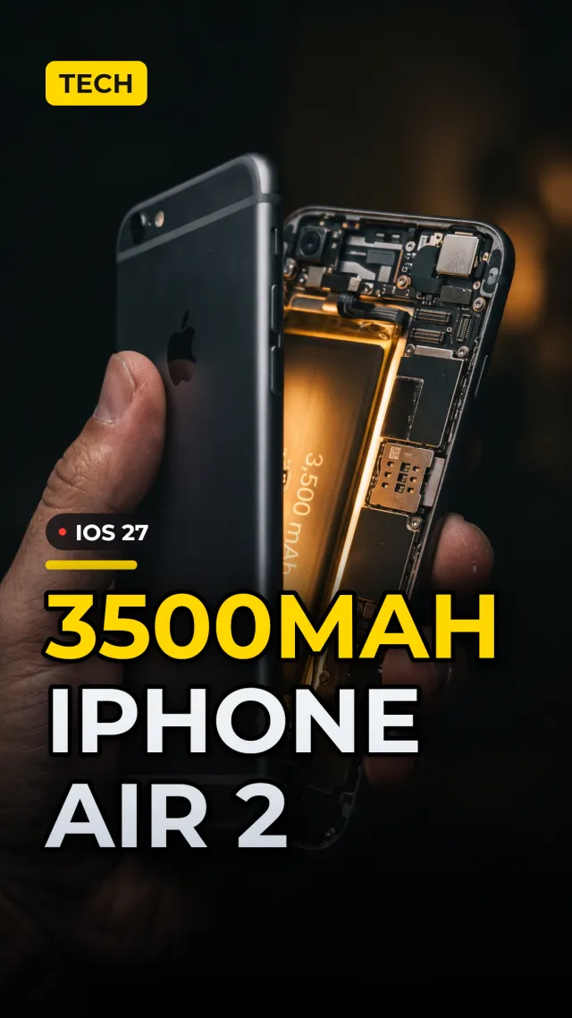 iPhone Air 2 Could Finally Address The Subpar Battery Of Apple’s First Sleek Flagship, But The Capacity Upgrade Won’t