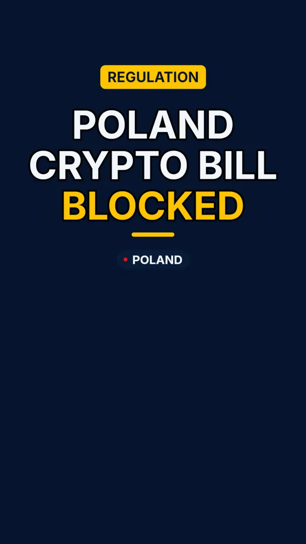 Poland crypto bill blocked after third presidential veto