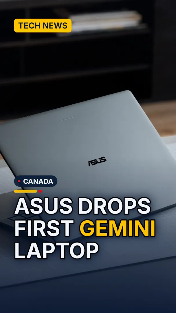 ASUS Drops First Gemini Laptop