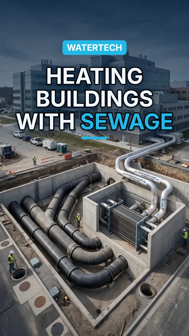 Wastewater Heat Recovery Heats a Hospital