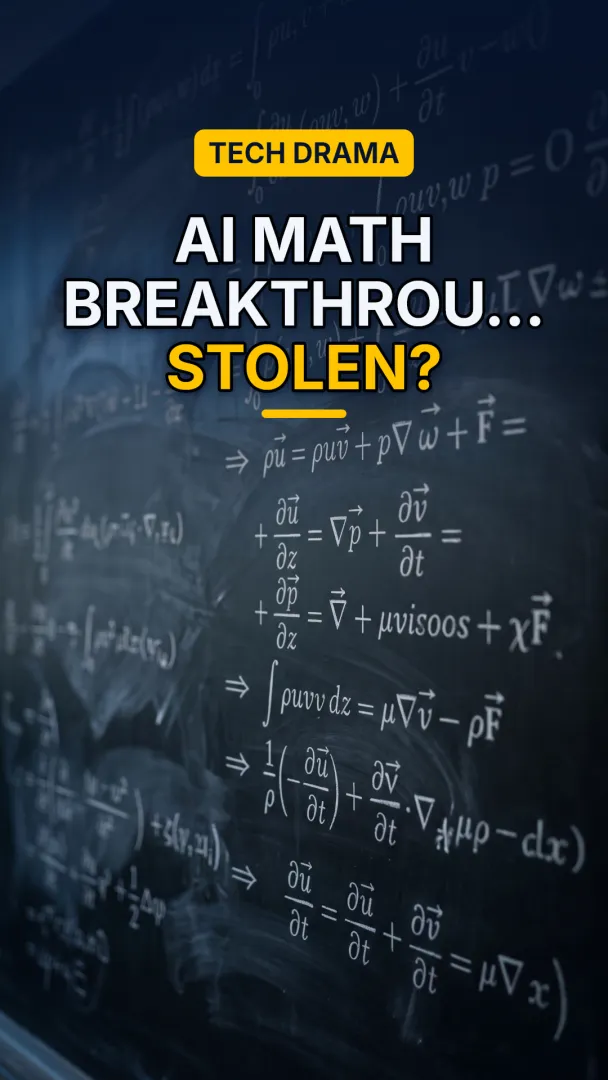 AI Math Breakthrough Stolen?