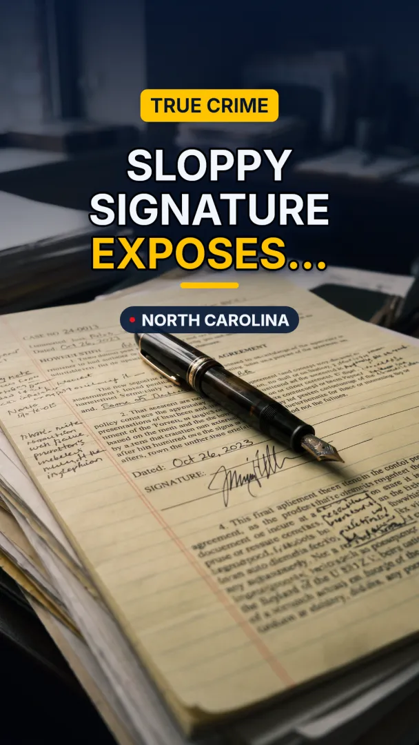 Sloppy Signature Exposes Forgery