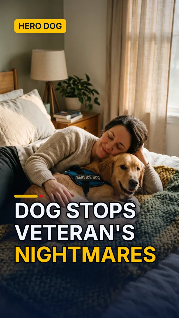 Dog Stops Veteran's Nightmares