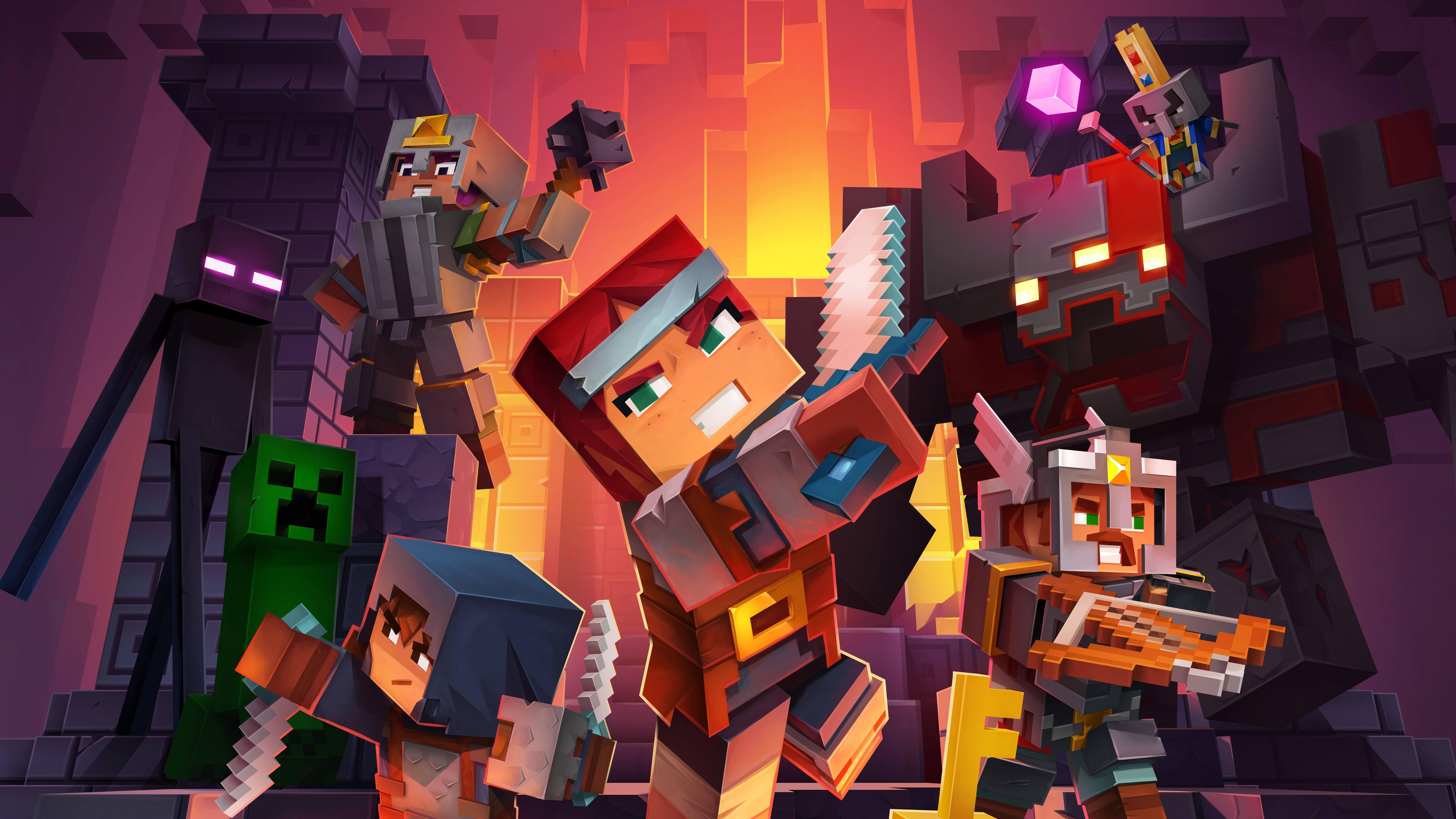 Minecraft Dungeons 2 - Official Battle for Tokyo Trailer (English Subtitles)