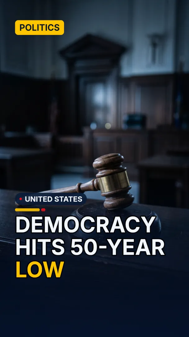 Democracy Hits 50-Year Low