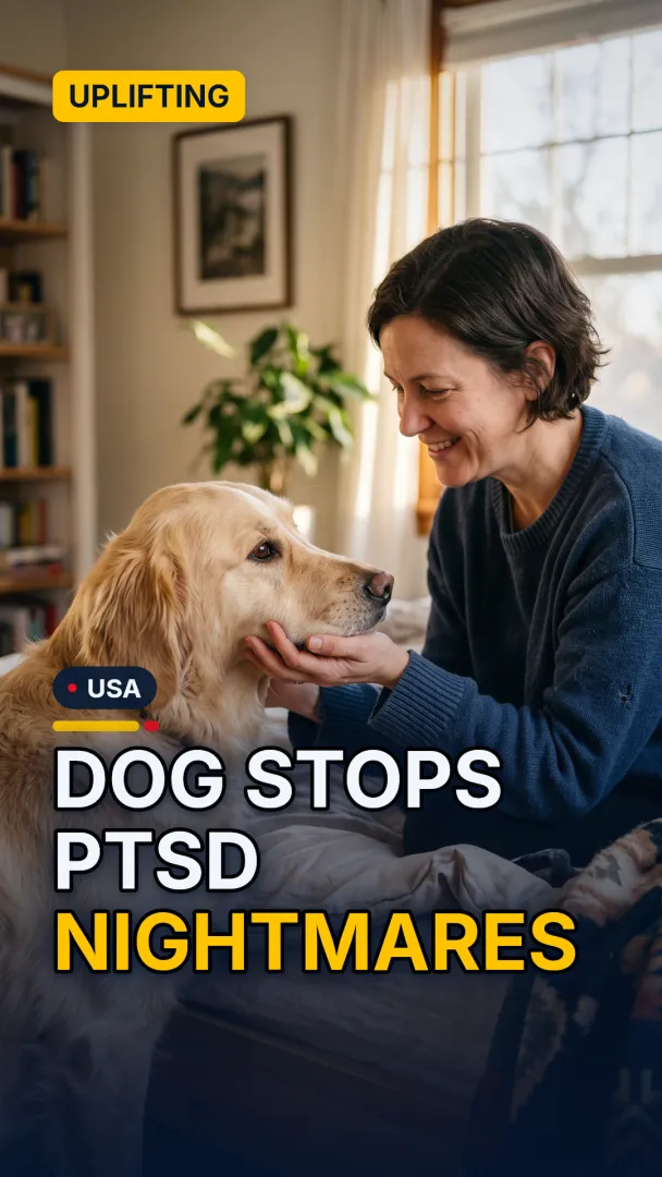 Dog Stops PTSD Nightmares