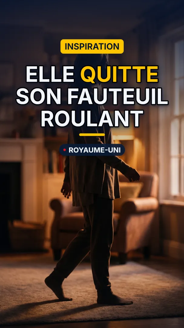 Elle quitte son fauteuil roulant