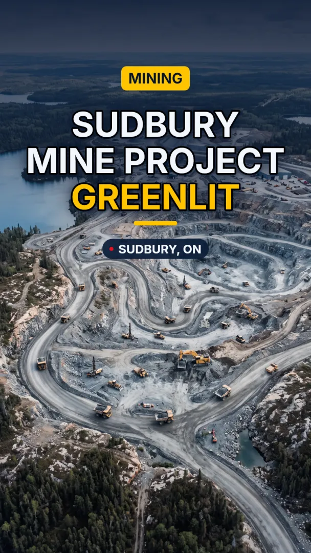 Sudbury Mine Project Greenlit