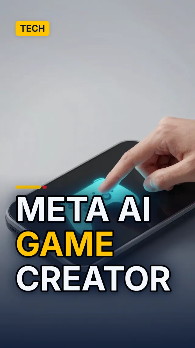 Meta has released an app for making generative AI games