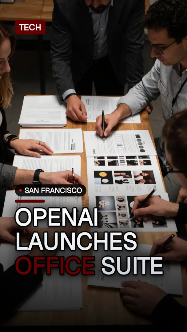 OpenAI Launches Office Suite, faceless AI news video by AI & Machine Learning Desk on Ravenclip