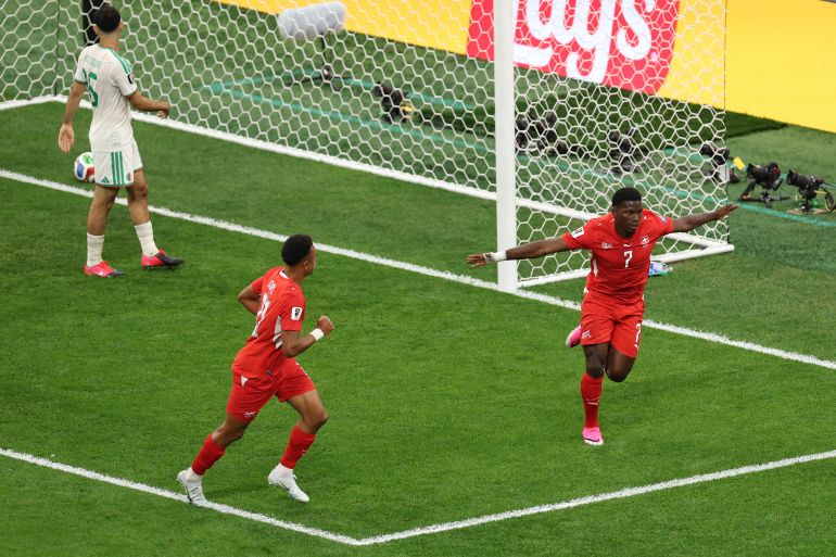 Switzerland beat Algeria 2-0 to reach World Cup Round of 16 in style