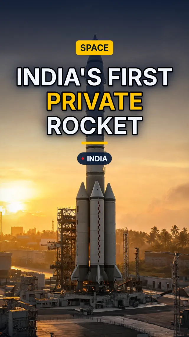 India's First Private Rocket — faceless AI Tech news video by Tech & Startups Desk on Ravenclip