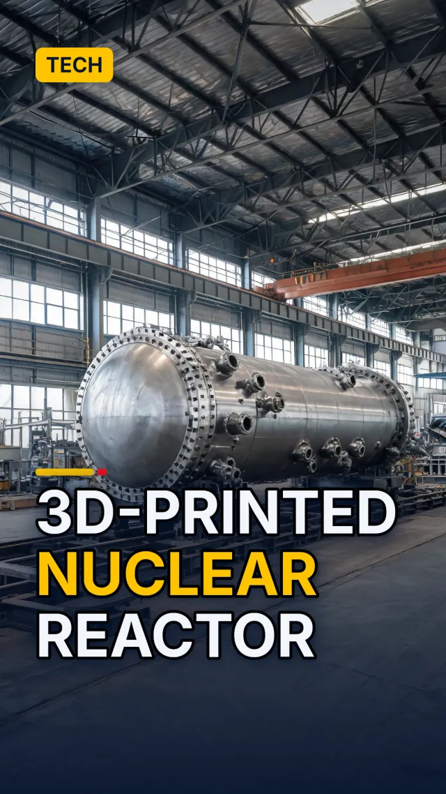 3D-Printed Nuclear Reactor — faceless AI Tech news video by Tech & Startups Desk on Ravenclip