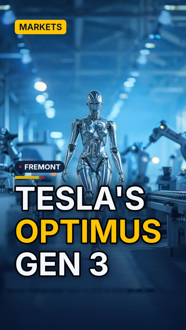 Tesla's Optimus Gen 3 — faceless AI Tech news video by Tech & Startups Desk on Ravenclip