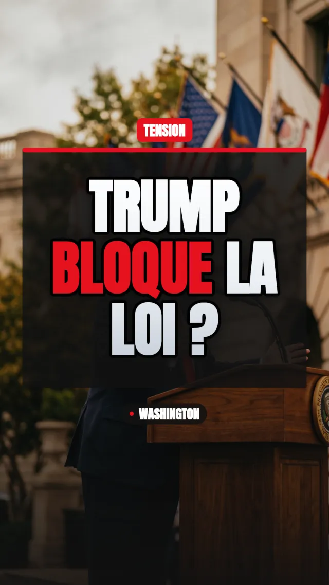 Trump bloque la loi ? — vidéo d'actu Politique IA faceless, par Politics & World News Desk sur Ravenclip