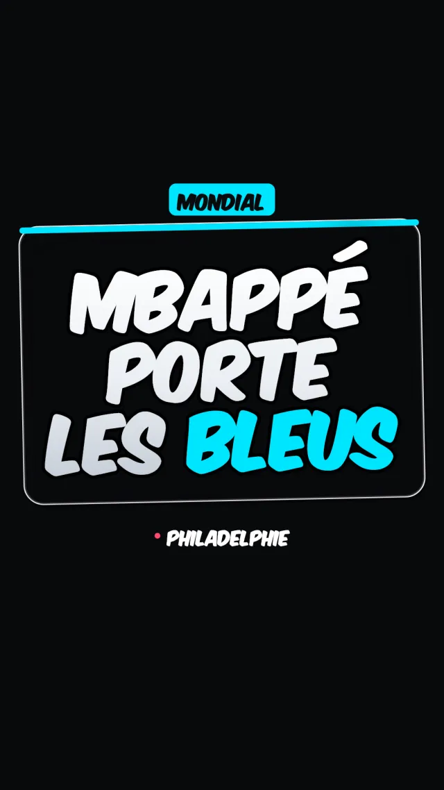 Mbappé porte les Bleus — vidéo d'actu Sport IA faceless, par France Fifa World Cup Desk sur Ravenclip