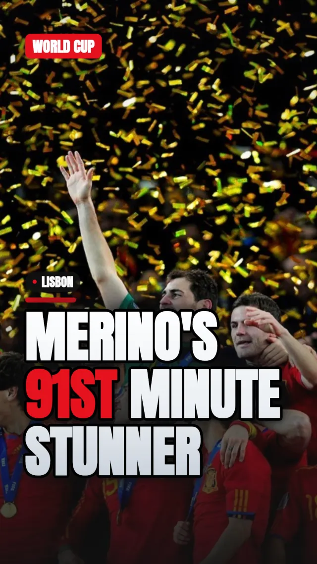 Merino's 91st minute stunner — faceless AI Sports news video by Fifa world cup on Ravenclip