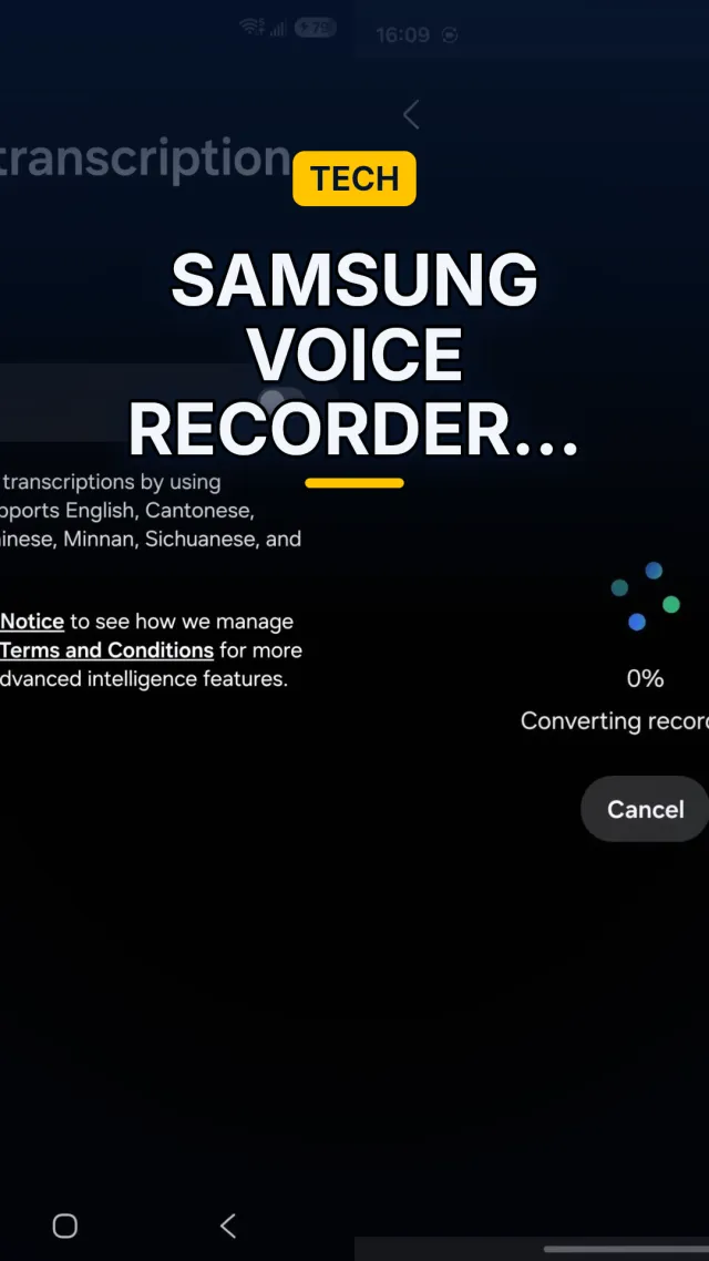 Samsung may finally fix Voice Recorder’s biggest transcription limitation