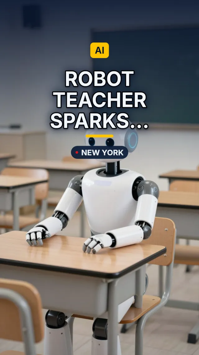Robot Teacher Sparks Backlash
