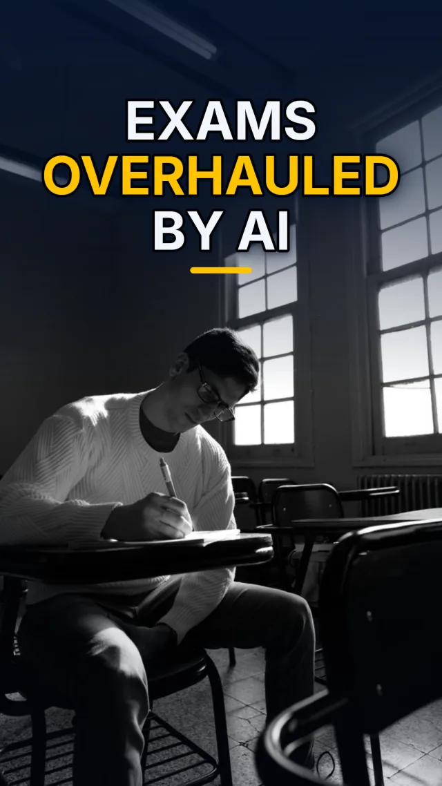 Exams Overhauled by AI, faceless AI news video by AI & Machine Learning Desk on Ravenclip