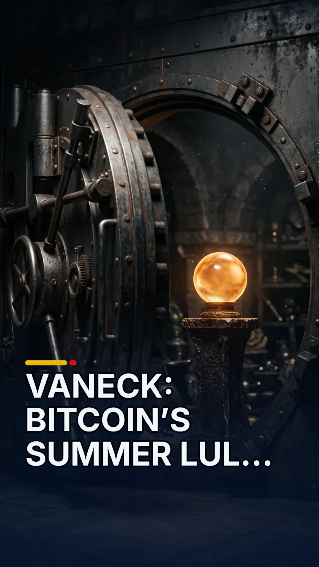 VanEck: Bitcoin’s Summer Lull Masks a Tightening Supply