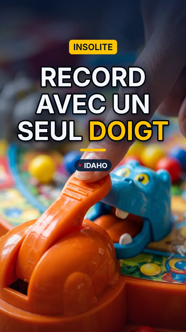 Watch: Idaho man goes solo for his second Hungry Hungry Hippos world record