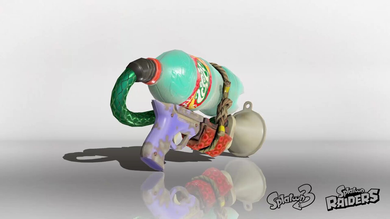 Splatoon 3 update announced, adding Plastic-Bottle Splattershot Replica as part of Splatoon Raiders tie