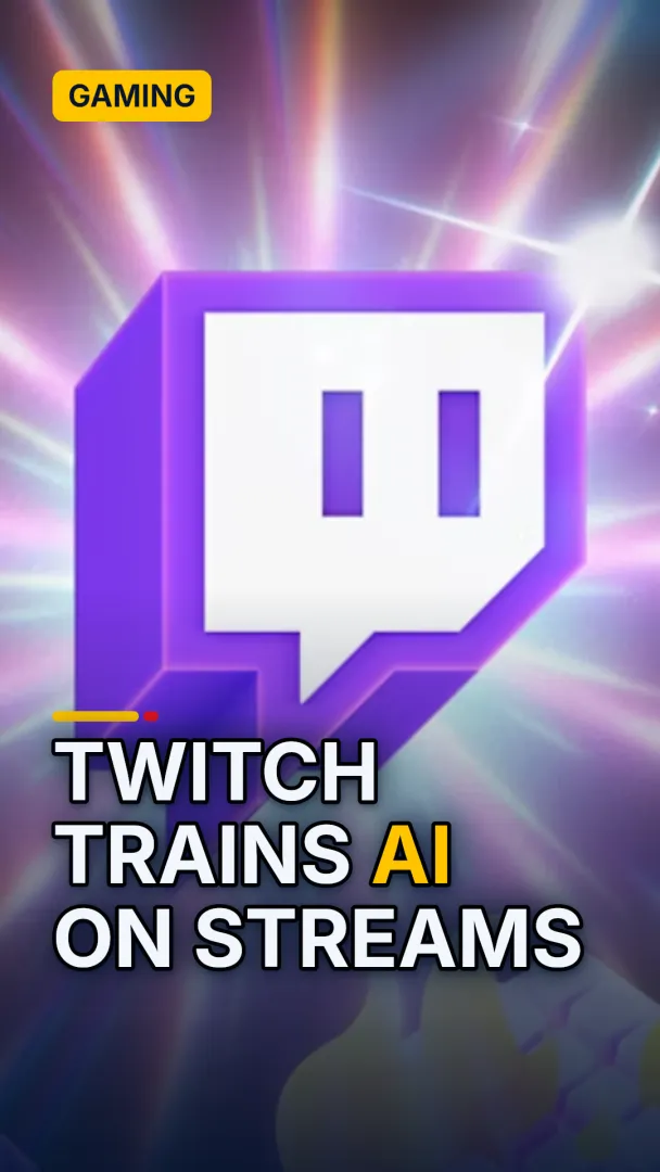 Twitch is training AI on livestreams, says it's an opt out feature as "nobody would opt in"